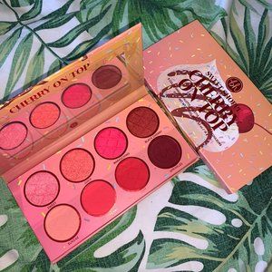 NEW BH Cosmetics Sweet Shoppe Cherry on Top Red Eyeshadow Palette BNIB NWT